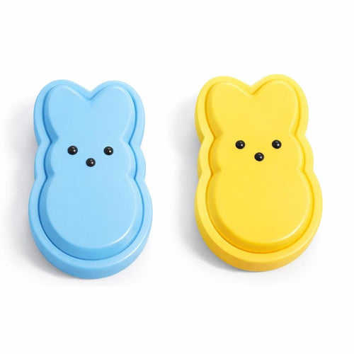 3D printed pastel bunny clicker fidget toys for Easter baskets