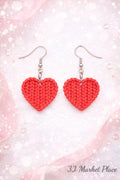 Woven Heart Earrings