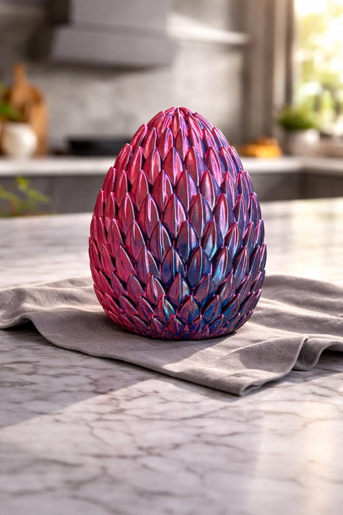 3D Printed Flexi Dragon and Dragon Egg