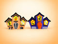 Halloween Haunted House 4-in-1 Clicker | Spooky Fidget Toy | 4 Clickers in One | Halloween Sensory Toy | Party Favor | Trick or Treat Gift