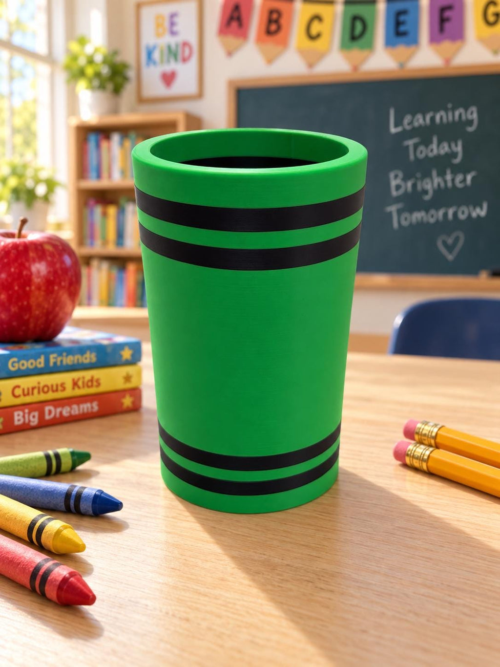 Crayon-Inspired Classroom Clorox Wipes Holder | Teacher Desk Decor